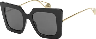 Produktbild von Damen Sonnenbrille Designer UVCE Protection Modern Urlaub Sommer Strand 30477 Schwarz-Gold