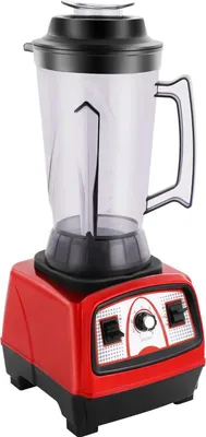Image de Mixeur professionnel - Blender commercial de 4 litres - 2200 W, 26000 tr/min, 9 vitesses, lames en acier inoxydable, 220 V - Rouge
