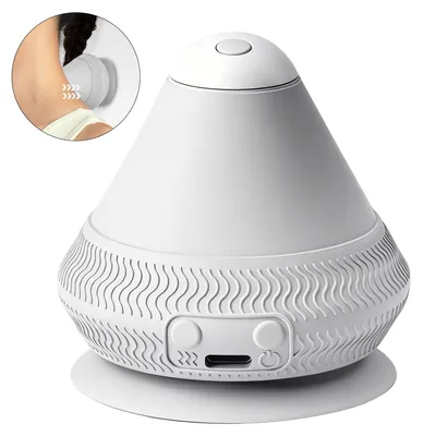 Produktbild von Elektrischer Triggerpunkt-Massageball,Faszienball mit Saugnapf & Heizfunktion,Dual-Modus,800 mAh,für Tiefengewebsmassage von Füßen,Schultern & Rücken