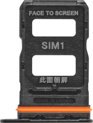 Immagine prodotto di Clappio, doppio vassoio Nano SIM di ricambio per Xiaomi 14 Ultra, nero