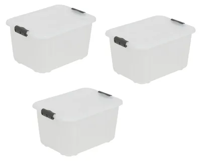 Produktbild von Set aus 3 Universal-Aufbewahrungsboxen mit Samtdeckel