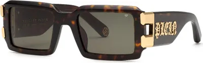 Produktbild von Philipp Plein SPP129V Avana scura lucida 54/22/145 Herren Sonnenbrillen