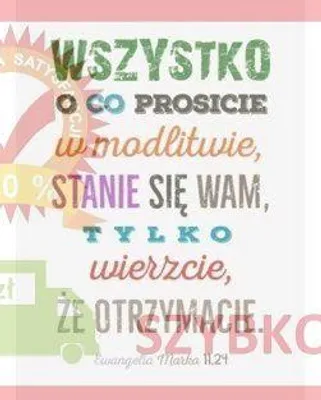 Zdjęcie produktu dla A Kartka składana - Wszystko o co prosicie - Szaron