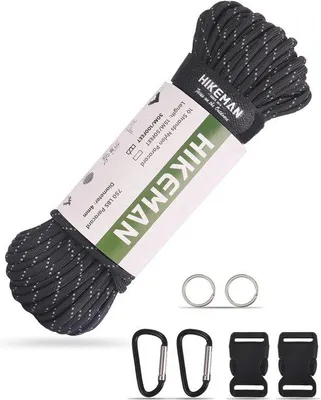 Zdjęcie produktu dla Nylonowa lina survivalowa 30 m – wytrzymała lina do zastosowań outdoorowych, kempingowych i survivalowych