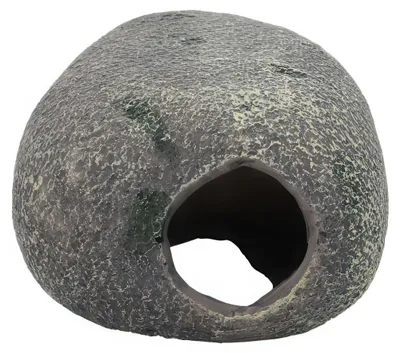 Produktbild von Aquarium Höhle Versteck Felsen Unterschlupf - 6 x 12,5 x 6 cm - Für Zwergbarsche, Welse und Garnelen - Bepflanzbar