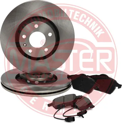 Produktbild von 2X Bremsscheiben + Bremsbeläge Vorne