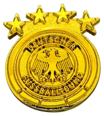 Produktbild von Deutsche Nationalmannschaft – goldener Metall-Ansteckpin von Am Ball | Offizielles Lizenzprodukt des DFB