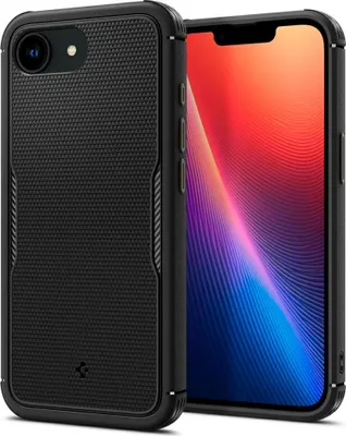 Image de Étui SPIGEN CORE ARMOR MAG compatible avec MagSafe pour IPHONE 16E noir mat