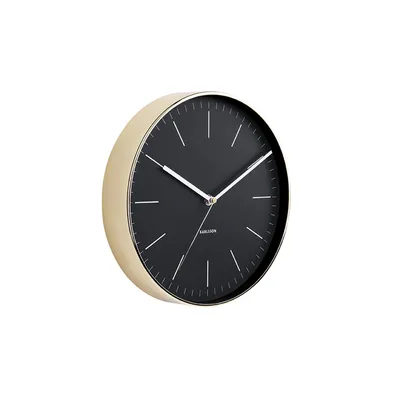 Produktbild von Karlsson - Wanduhr Minimal - Schwarz