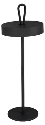 Produktbild von Tischleuchten - LED Akku-/Tischleuchte Magnetisch "ELLA" schwarz, Tischlampe für den Außenbereich im Modern Style aus Metall und Kunststoff in schwarz, 35 cm hoch, Ø 12,5 cm, LED Platine – dimmbar – Berührungssensor – Akkubetrieb