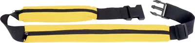 Produktbild von Laufgürtel Bauchtasche Hüfttasche 2 Netztaschen verstellbar, Farbe:Gelb