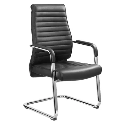 Produktbild von Mayer Sitzmöbel Schwingstuhl Echtleder schwarz 2591