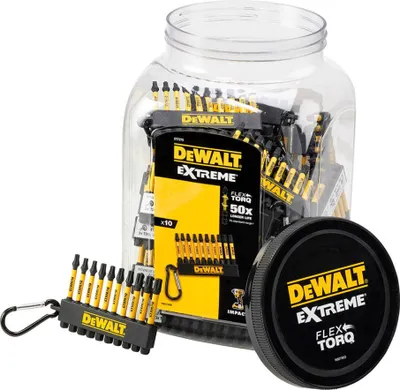 Image de Embouts Dewalt Flextorq 57mm Pz2/ph2 Durabilité Extrême Et Zone De Torsion Flextorq - Dewalt