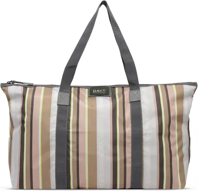 Produktbild von DAY ET Reisetasche Handtasche Day Gweneth RE-P Stripe Shoulder Bag Tigers Eye beige braun