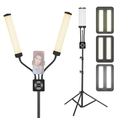 Productafbeelding van Led-lichtset, 50 W, 3200 K-5600 K, studioverlichting met statief en afstandsbediening