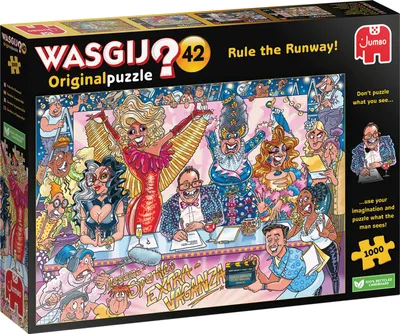 Obrázok produktu pre Jumbo  Wasgij Puzzle - Rule the Runway!, 1000 dielikov