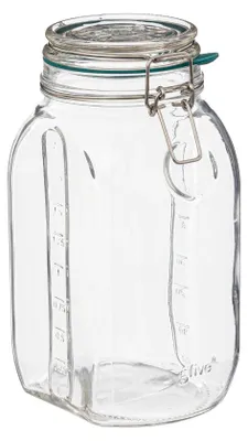 Produktbild von Einmachglas 2 Liter Five® - Transparent - Mit Deckel | Luftdicht