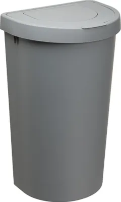 Produktbild von plast team Abfalleimer SEATTLE 45 Liter silber