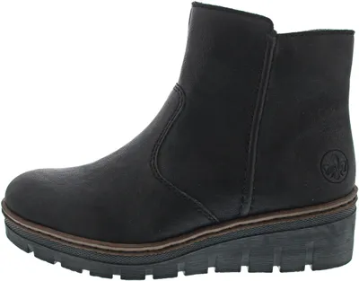 Productafbeelding van Rieker Kuwait Damenschuhe Stiefel Reißverschluss Stiefelette Schwarz