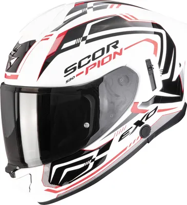 Produktbild von Scorpion Exo-530 Air Slope Helm, weiß/schwarz/rot, 2XL (63/64)