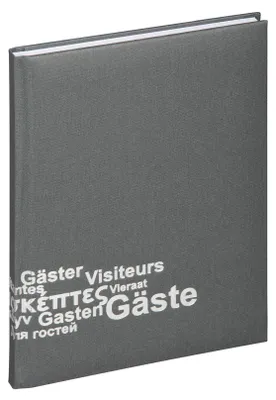 Immagine prodotto di PAGNA 30918-10 PAGNA Gästebuch Europa, (B)195 x (H)255 mm, 192 Blatt, grau