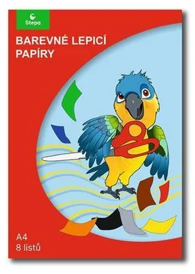 Produktbild von Farbiges Papier – selbstklebend / 8 Blatt