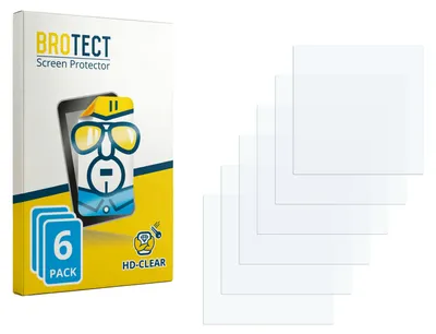 Produktbild von 6x Für Swatch WHAT IF Schutzfolie BROTECT Displayschutz Display Schutz Folie Klar Transparent