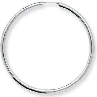 Produktbild von 925 Sterling Silber Damen - Paar Creolen - 40mm; WJS11514