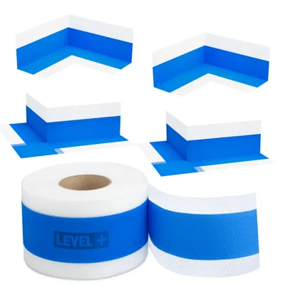 Produktbild von Dichtungsset LEVEL+ Bandset Dichtband 20m Dichtecken Wasserdicht Dusche Bad B26