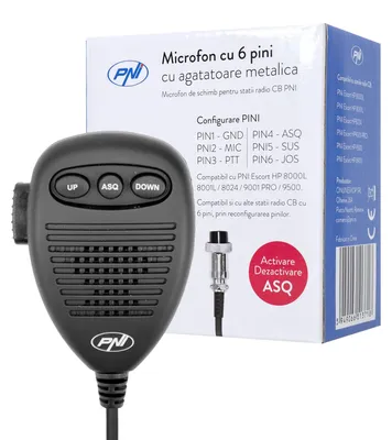 Image de Pni Hp 8000l Microphone Radio Noir Noir One Size