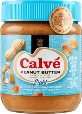 Produktbild von Leichte Erdnussbutter | Calvé | Erdnussbutter Light | Gesamtgewicht 350 Gramm