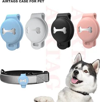 Produktbild von Apple AirTag Tierhalsband Anhänger Hund Halsband Katze Schutz Hülle