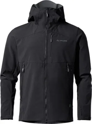 Produktbild von VAUDE Herren Shoftshelljacke Roccia Softshell Jacket II, 100% winddicht, atmungsaktiv, wasserabweisend, black, M