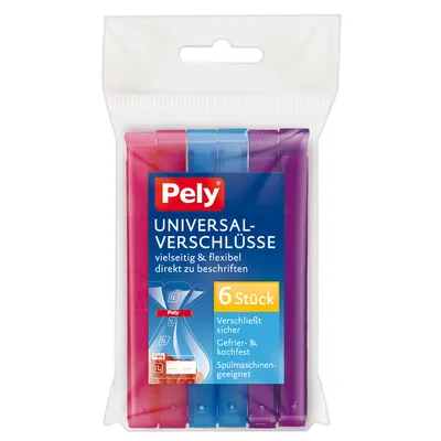 Image de Bouchons universels Pely F.6pcs