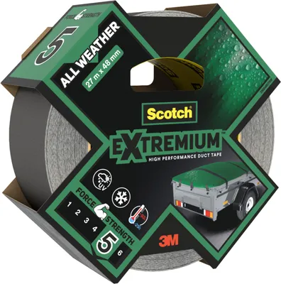 Produktbild von Scotch Extremium All Weather Heißkaltherapie Hochleistungs-Klebeband 27 m x 48 mm