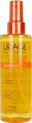 Produktbild von Uriage Bariésun, Sonnenschutzöl, Gesicht, Haare & Körper, Spray, Illuminating, Glättend, Empflindliche Haut, 200 ml