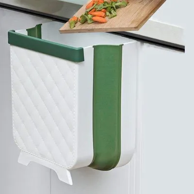 Produktbild von Famanu Wandabfallbehälter 10 L - Faltbar, Grün