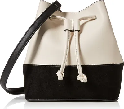 Produktbild von New Look Mono Duffl Damen Bowling Tasche Handtasche Schultertasche Weiß