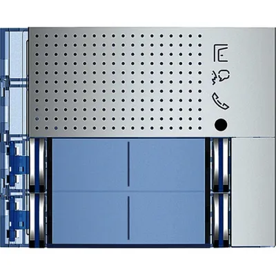 Produktbild von BTICINO Frontblende, Lautsprecher, LED, 4Rt-D, Allmetall, 1 Stk.