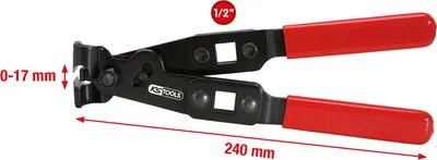 Obrázek produktu pro KS TOOLS Kleště na hadicové spony O-clip 240 mm - 115.1053