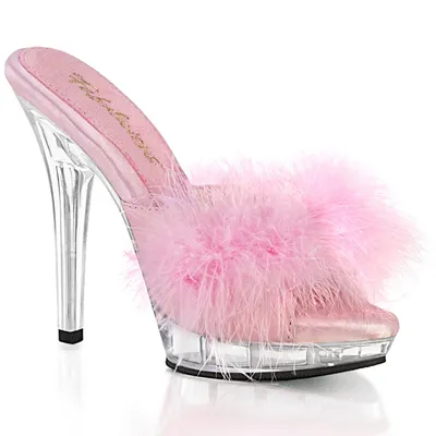 Produktbild von LIP-101-8 Damen Slipper von Fabulicious, Rosa , EU 44, US 14