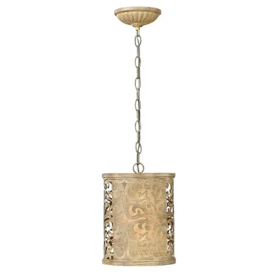 Image de Lustre Carabel champagne 1xE27x60W en métal, dimensions : 343 x 22,9 x 22,9 cm, IP20, Hinkley
