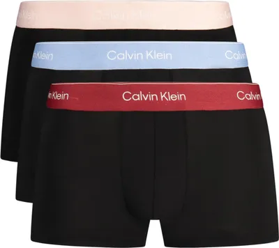 Immagine prodotto di Confezione da tre boxer da uomo: neri con elastico colorato