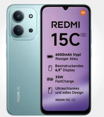 Produktbild von Xiaomi Redmi 15C 5G 128GB grün