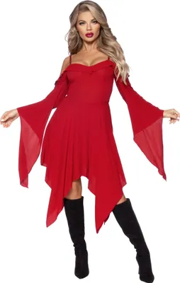 Produktbild von LEG AVENUE Women's 87117 03603 Adult Sized Costumes, Burgund, L