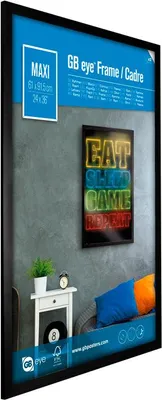 Produktbild von GBEYE - MDF Black Frame® - Maxi - 61 x 91.5cm -