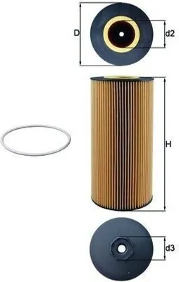 Image de Filtres à huile Mahle pour