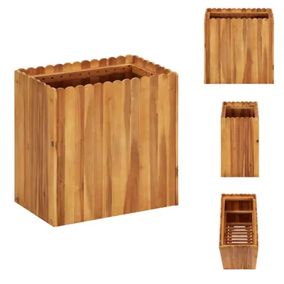 Immagine prodotto di vidaXL Letto rialzato da giardino 50 x 30 x 50 cm in legno massiccio di acacia - Vasi da fiori e fioriere