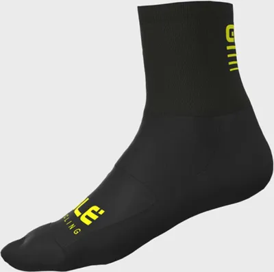 Produktbild von ALÉ Klassische Fahrradsocken - STRADA 2.0 - Schwarz/Gelb S