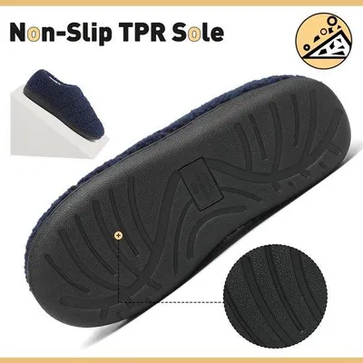 Productafbeelding van Warme Slippers met Pluche Geheugenfoam voor Binnen en Buiten